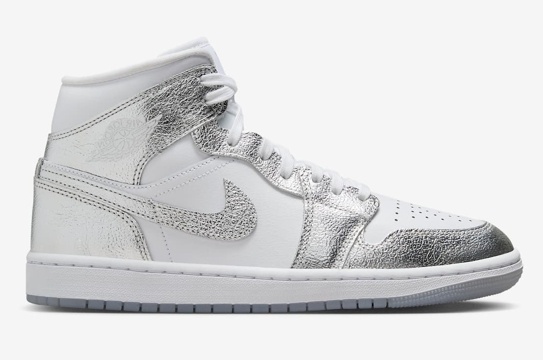Air Jordan 1 Mid SE "Metallic Silver"