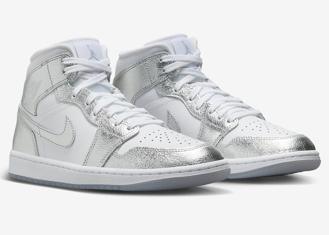 Air Jordan 1 Mid SE "Metallic Silver"