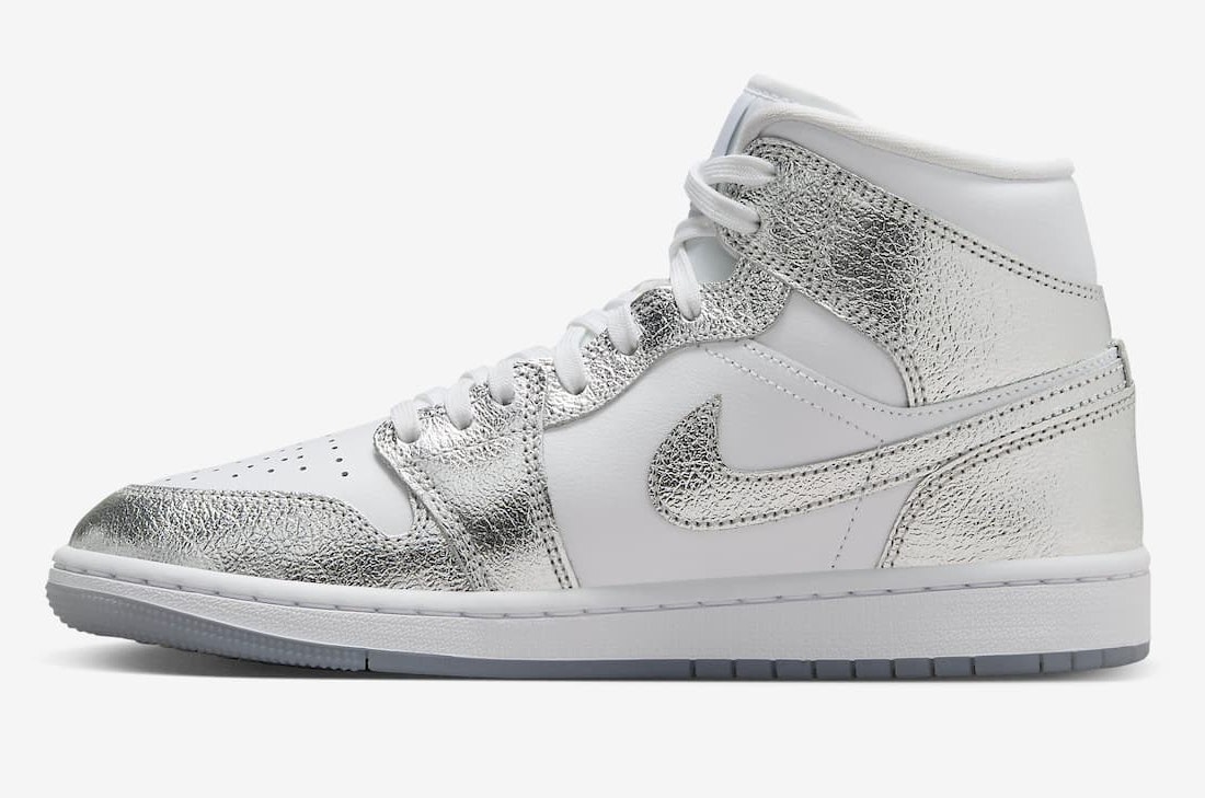 Air Jordan 1 Mid SE "Metallic Silver"