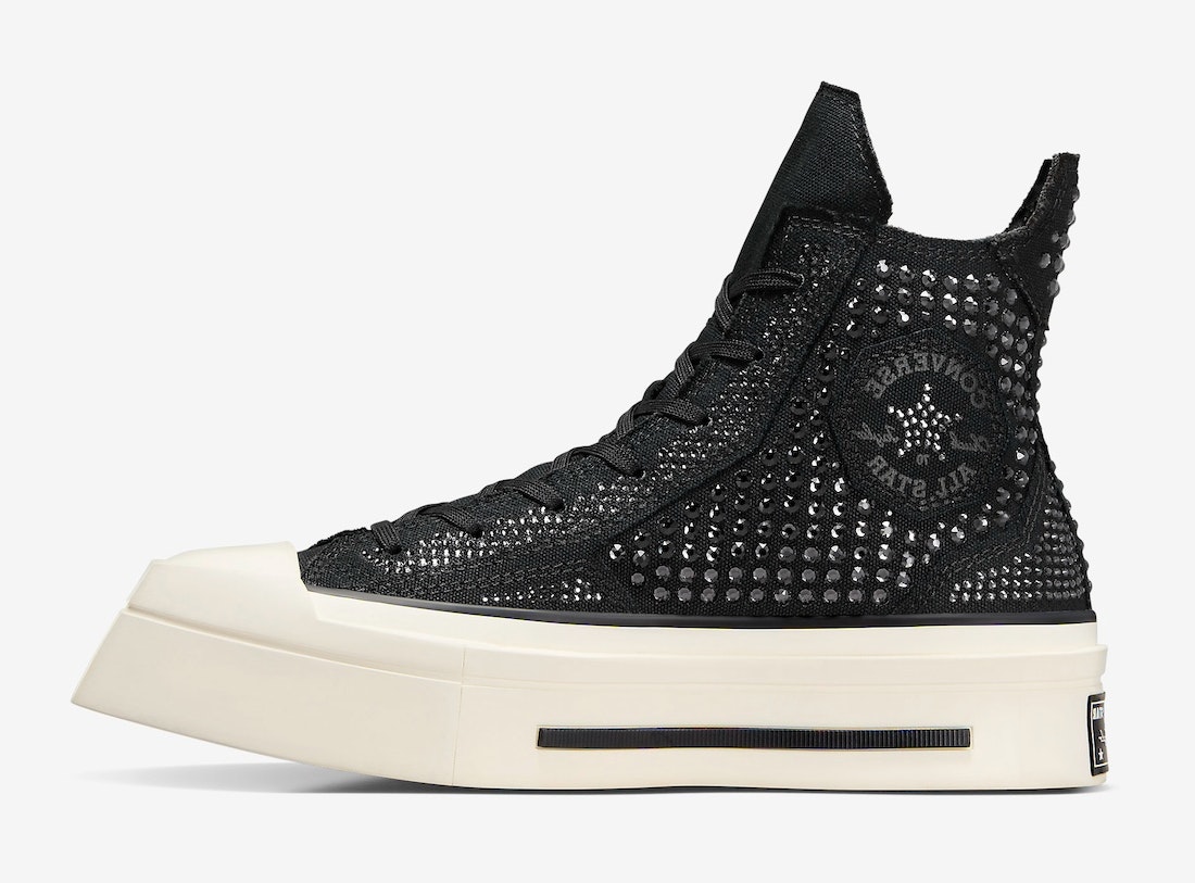 Swarovski x Converse Chuck 70 De Luxe Squared "Black Crystal"