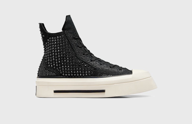 Swarovski x Converse Chuck 70 De Luxe Squared "Black Crystal"