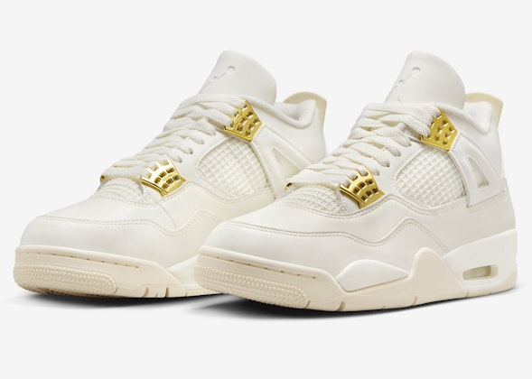 Air Jordan 4 "Sail Metallic Gold"