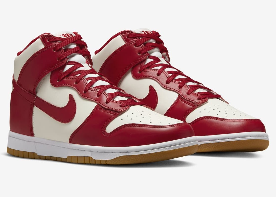 Nike Dunk High "Gym Red"