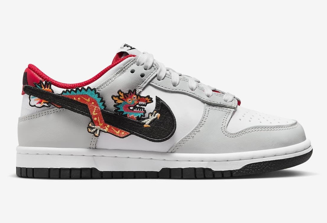 Nike Dunk Low GS "Year of the Dragon" (White)