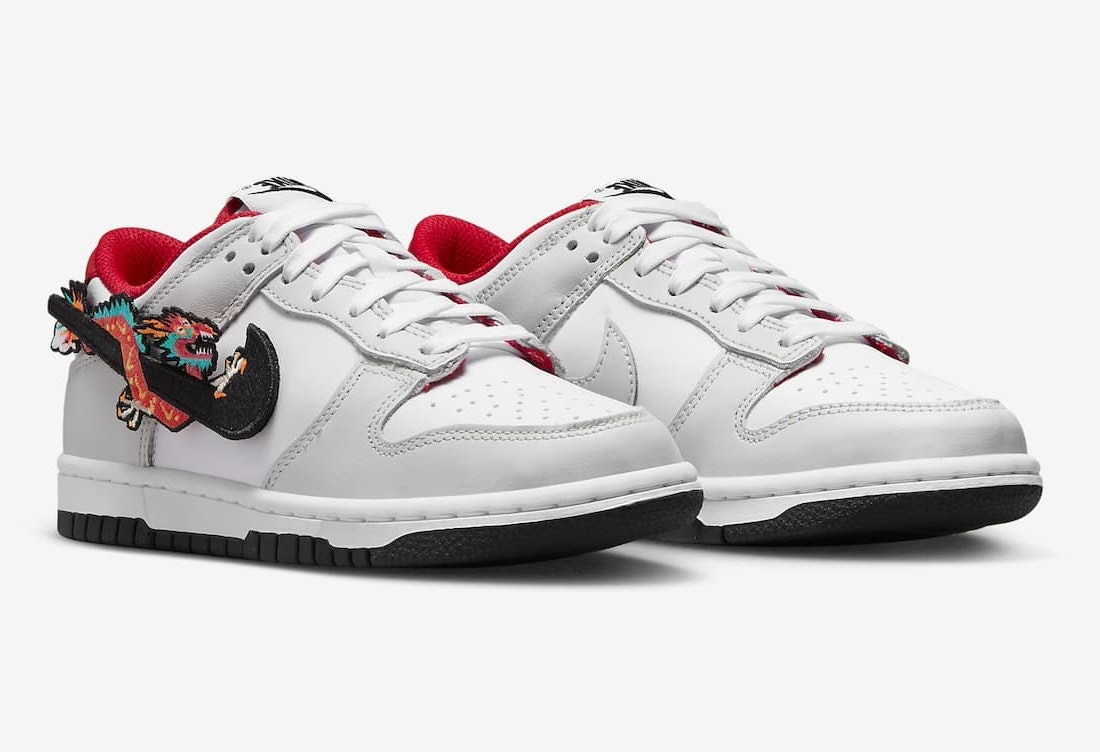 Nike Dunk Low GS "Year of the Dragon" (White)