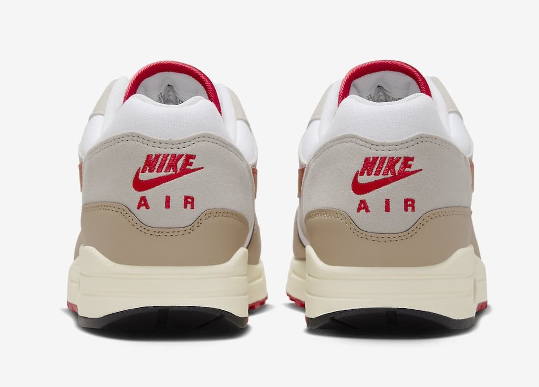 Nike Air Max 1 ’72 "Cream ll University Red"