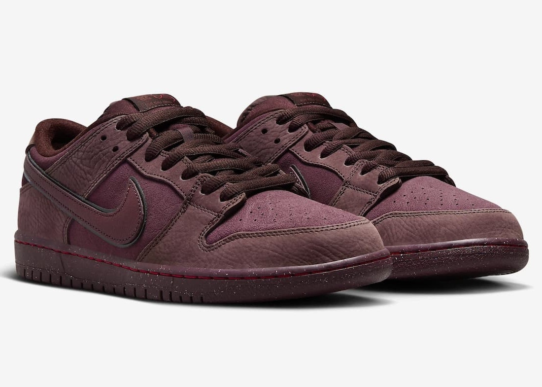 Nike SB Dunk Low "City of Love" (Burgundy Crush)