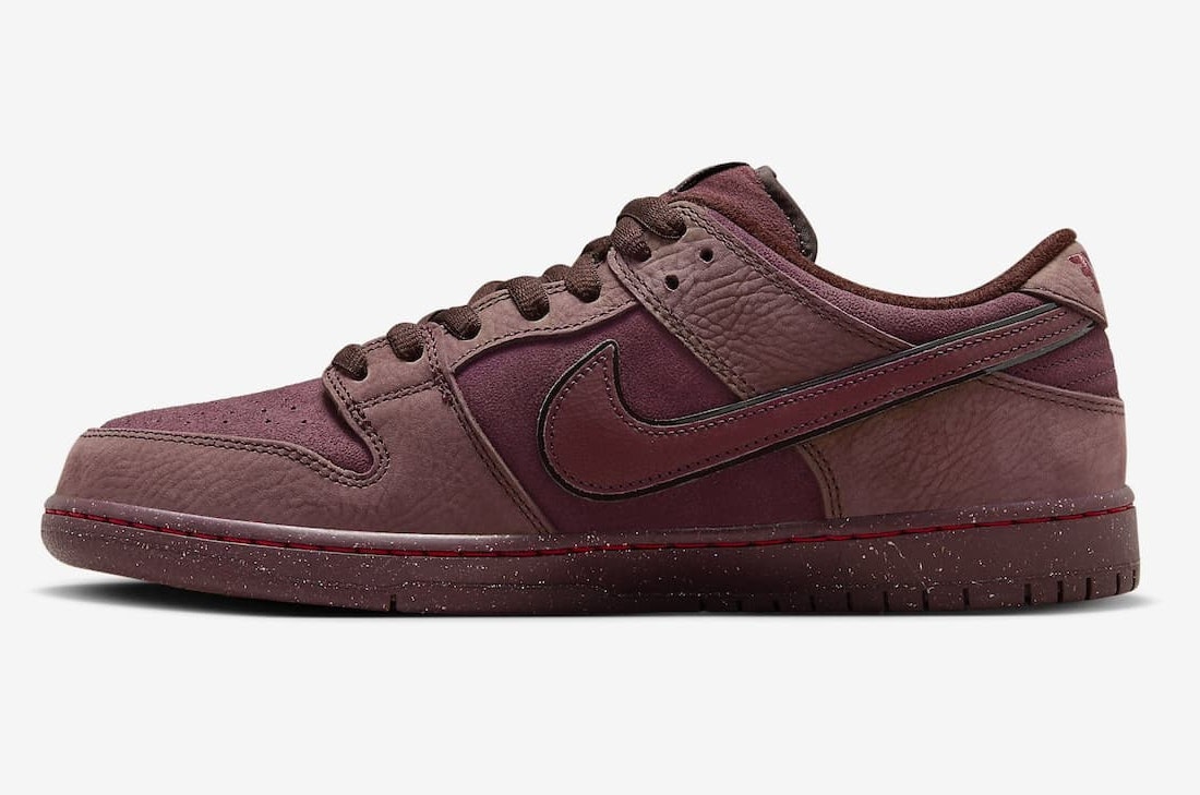 Nike SB Dunk Low "City of Love" (Burgundy Crush)