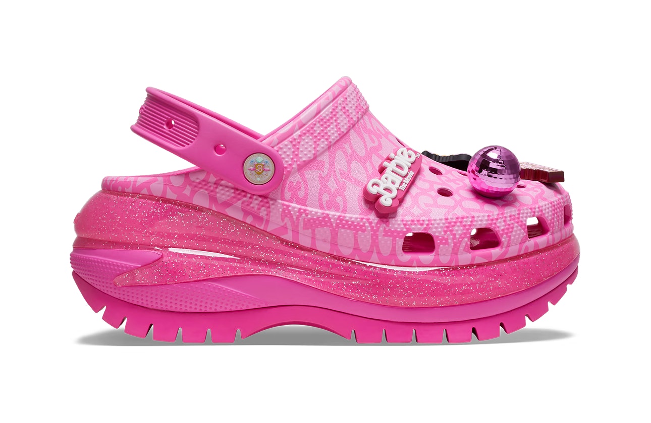 Barbie x Crocs Classic Mega Crush Clog "Electric Pink"