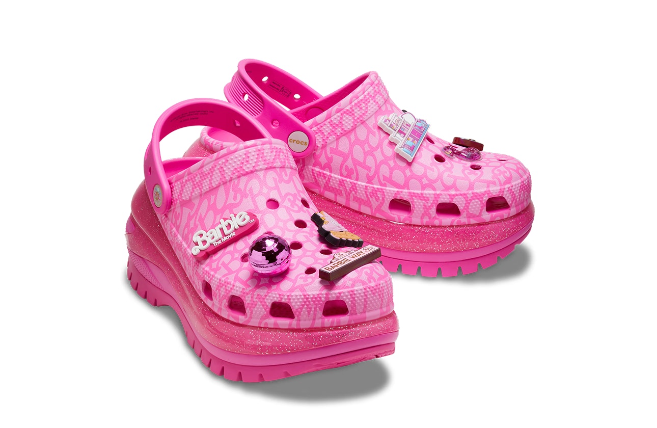 Barbie x Crocs Classic Mega Crush Clog "Electric Pink"