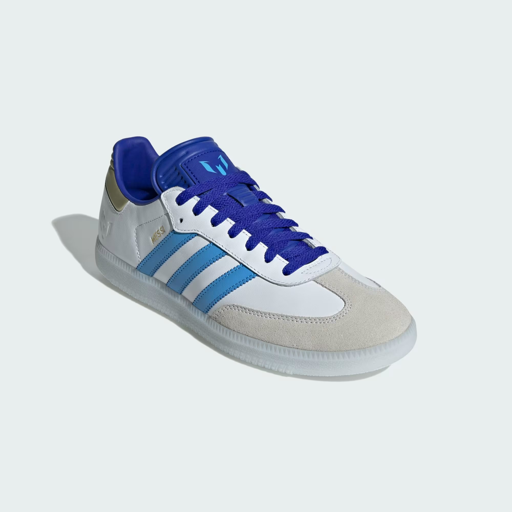Lionel Messi x adidas Samba "Footwear White"