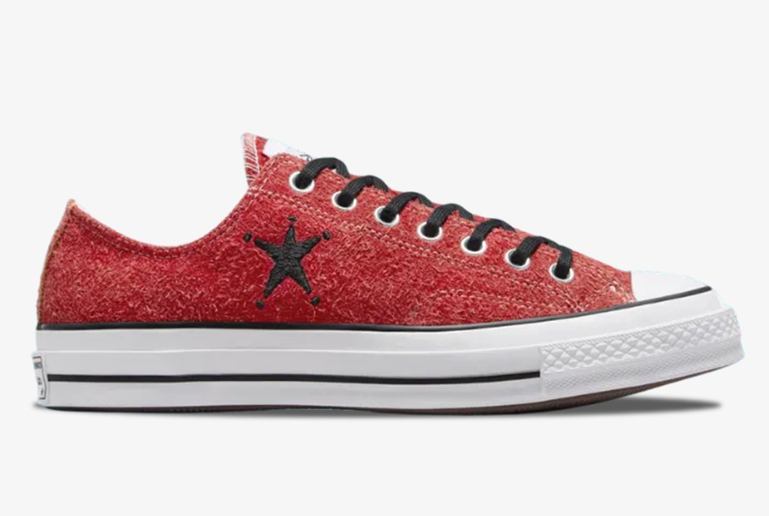 Stussy x Converse Chuck 70 Ox Low "Poppy Red"