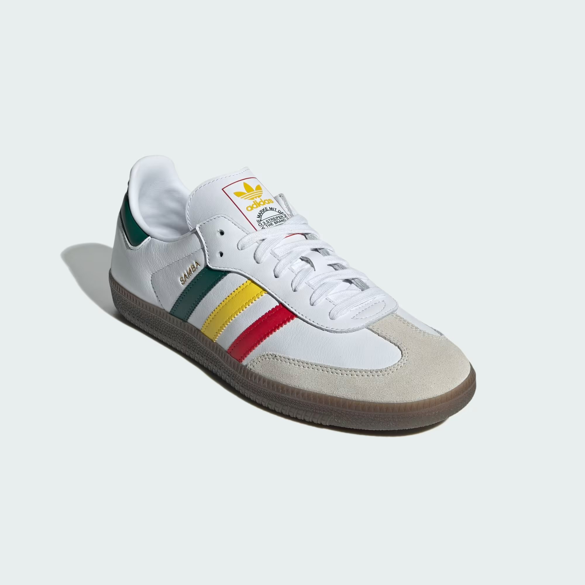 adidas Samba OG "Rasta Pack" (Cloud White)