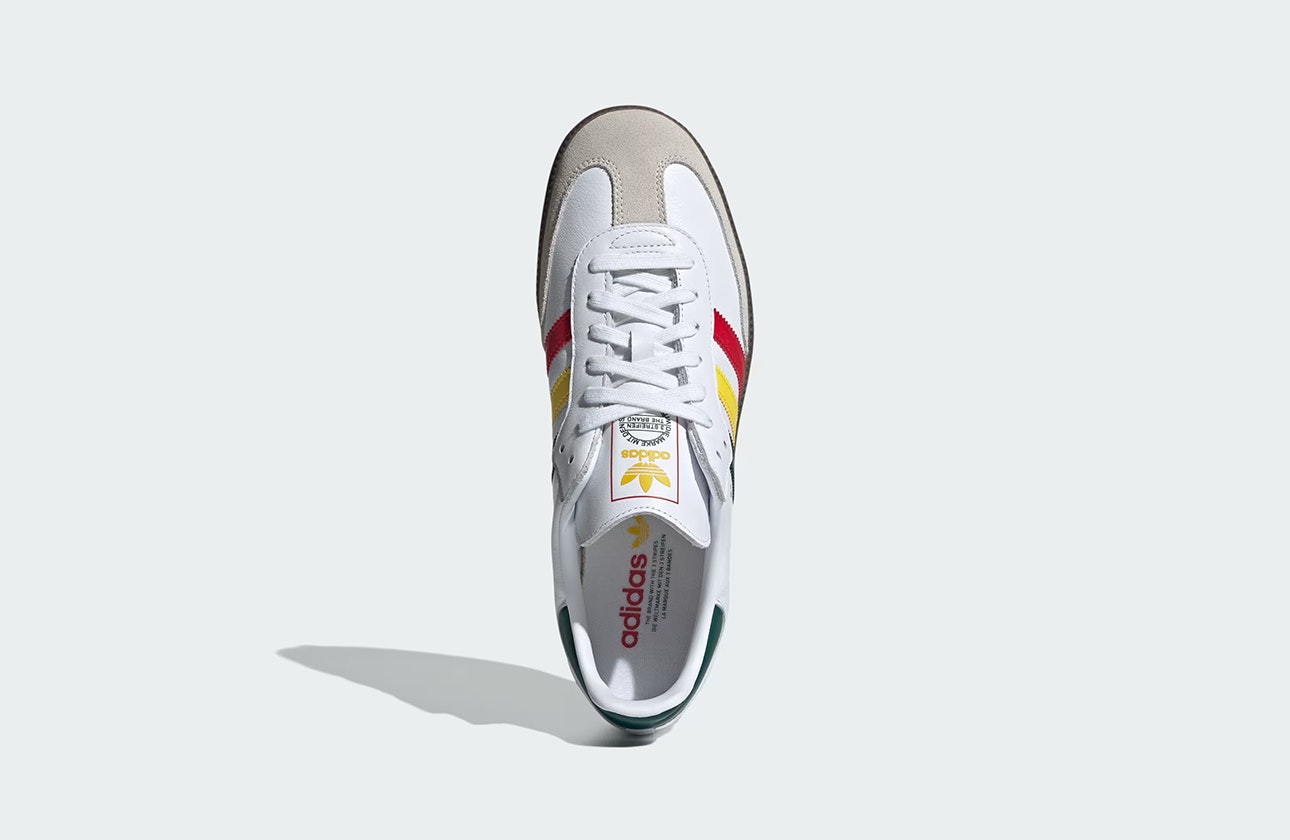 adidas Samba OG "Rasta Pack" (Cloud White)