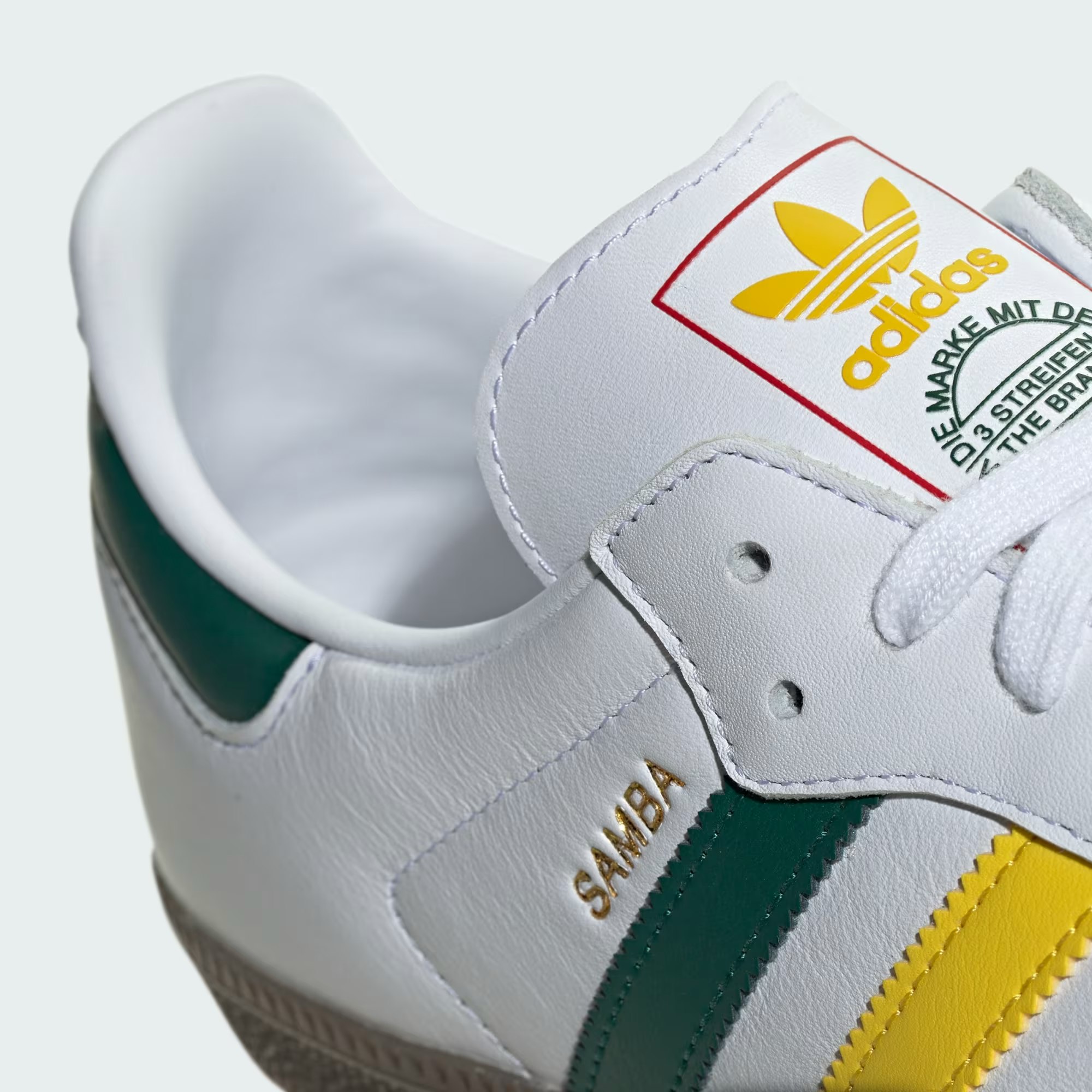 adidas Samba OG "Rasta Pack" (Cloud White)