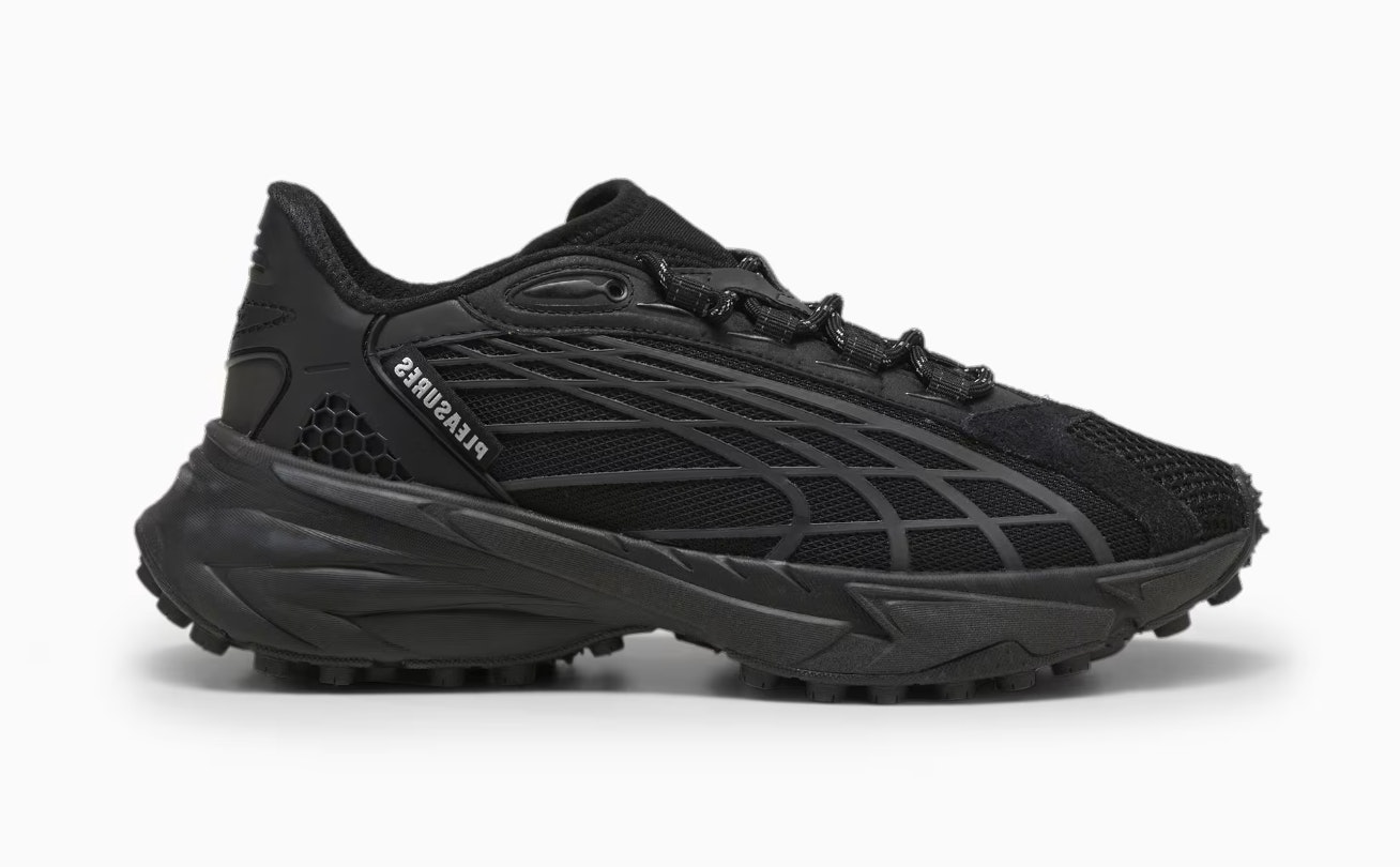 Pleasures x Puma Spirex "Puma Black"