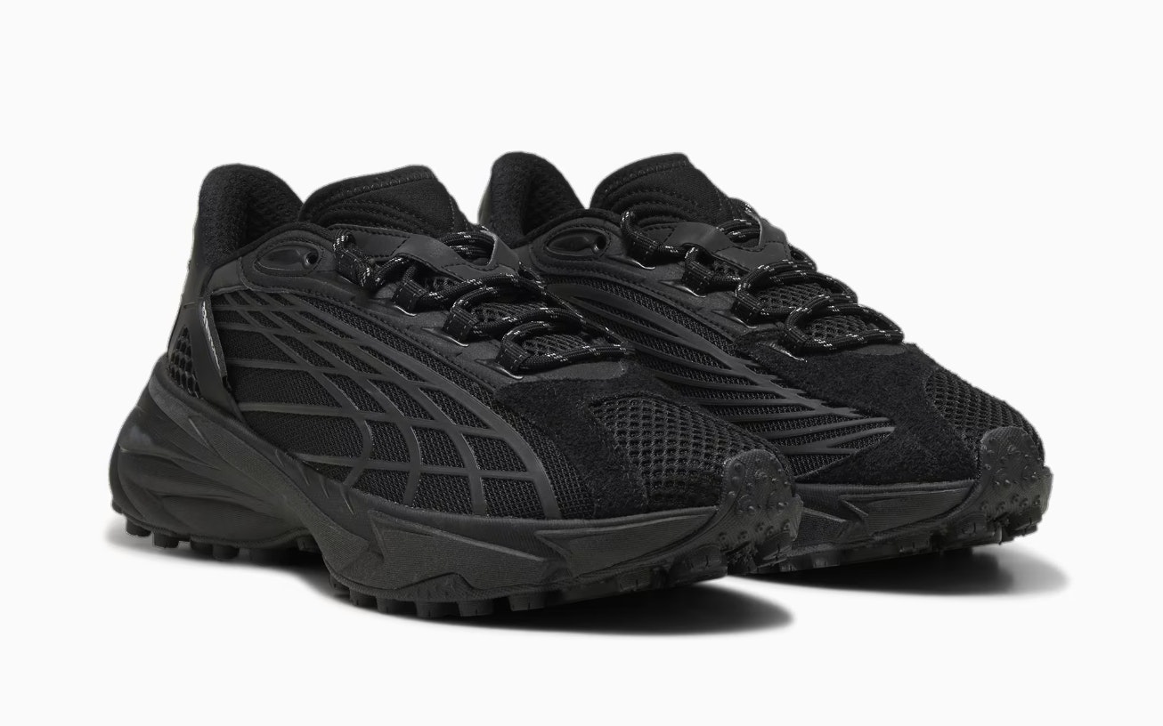 Pleasures x Puma Spirex "Puma Black"