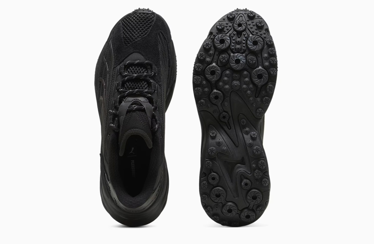 Pleasures x Puma Spirex "Puma Black"
