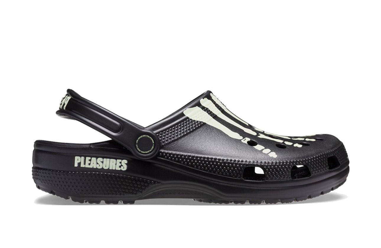 Pleasures x Crocs Classic Clog "Skeleton"