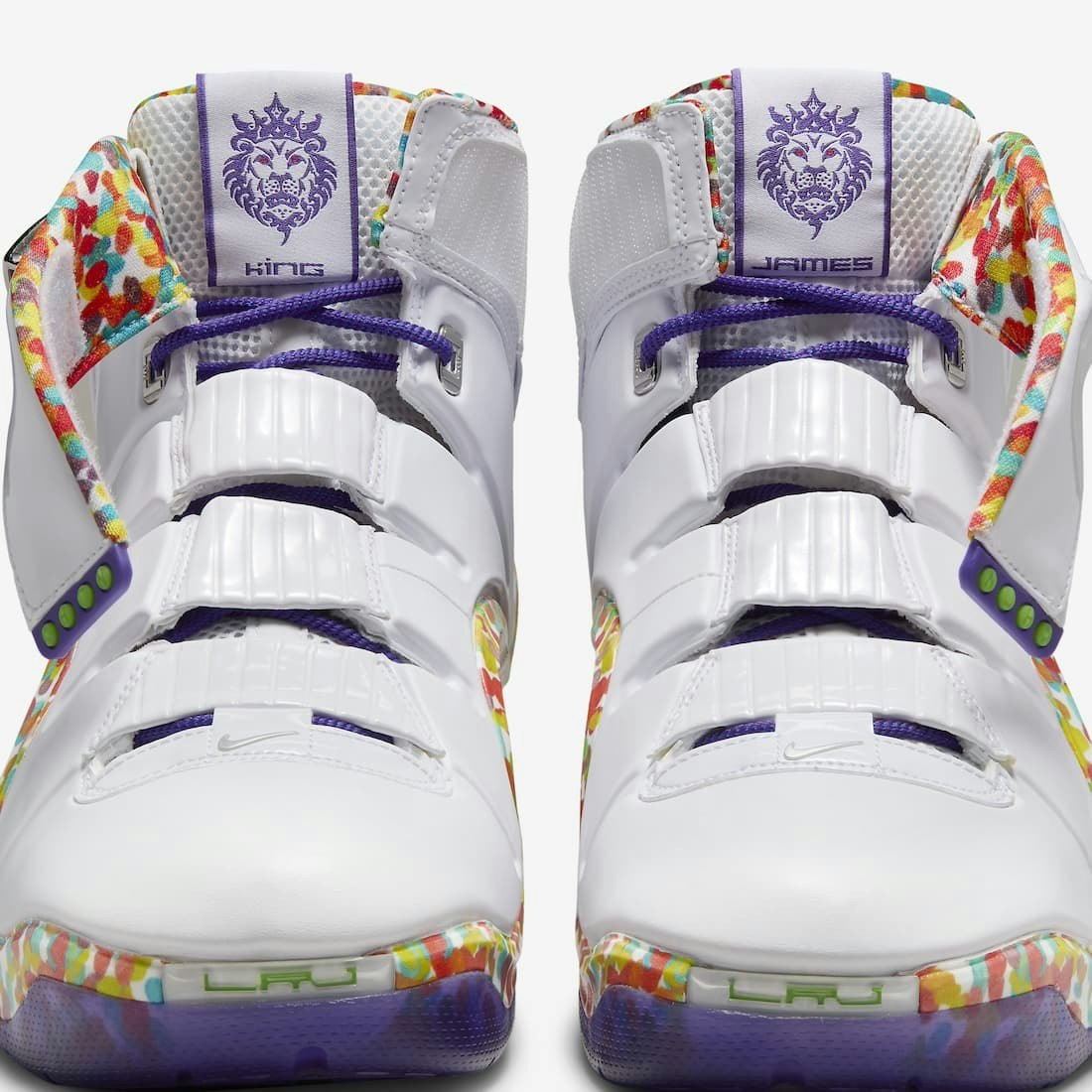 Fruity Pebbles x Nike LeBron 4 "Childhood Cereal"