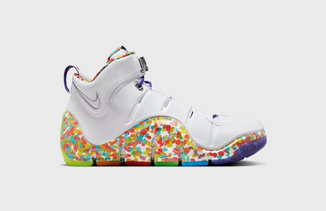 Fruity Pebbles x Nike LeBron 4 "Childhood Cereal"