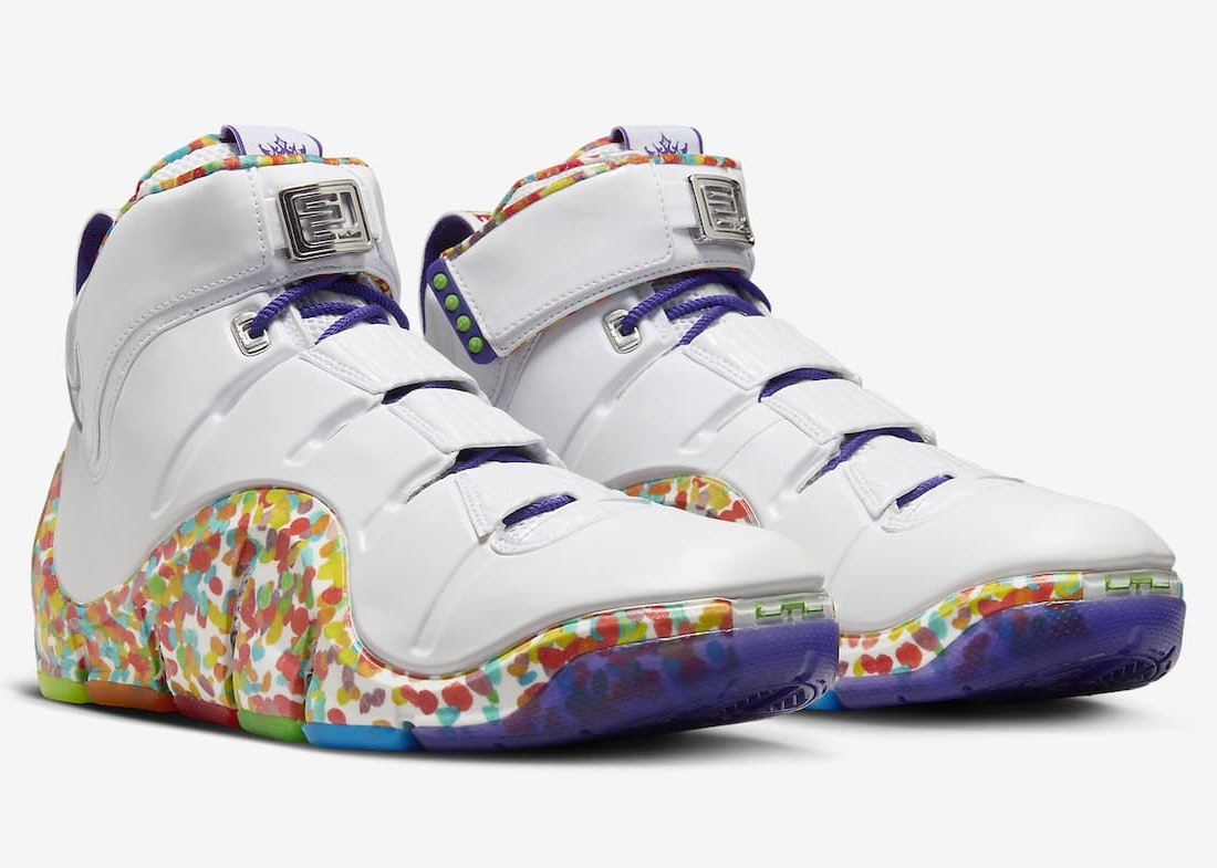Fruity Pebbles x Nike LeBron 4 "Childhood Cereal"
