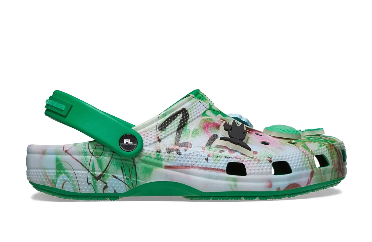Futura Lab x Crocs Classic Clog "Green Ivy"