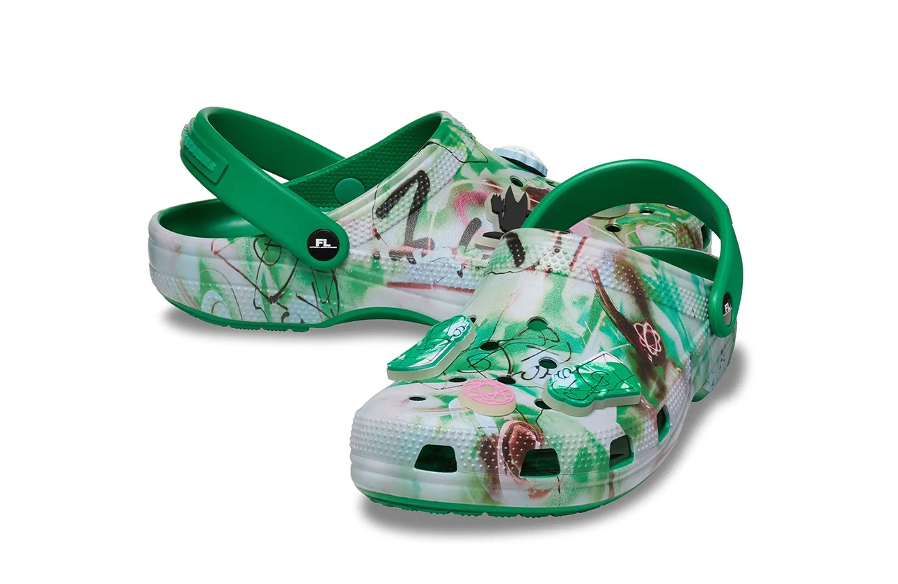 Futura Lab x Crocs Classic Clog "Green Ivy"