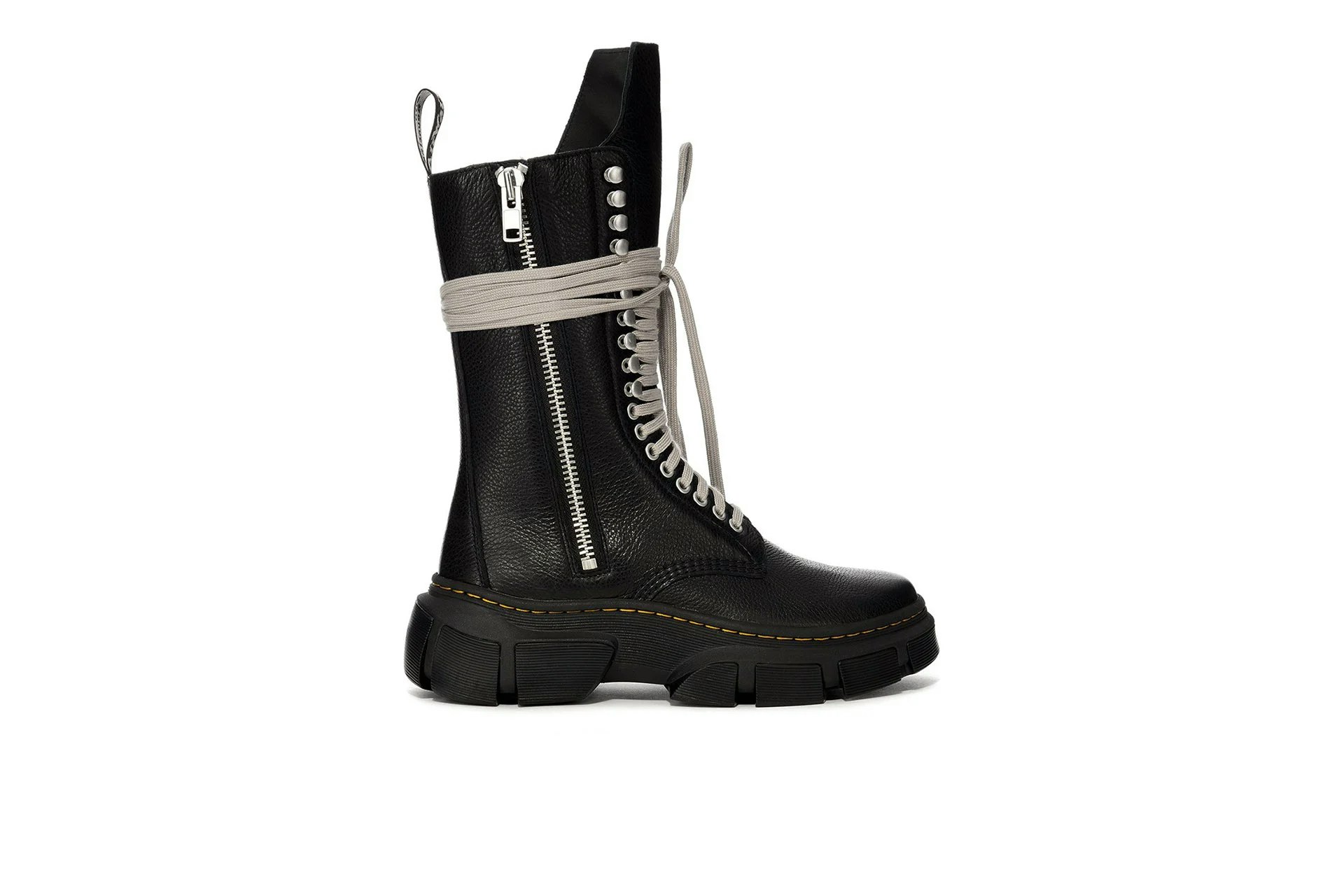 Rick Owens x Dr. Martens 1918 Dmxl Calf Length Boot "Black"