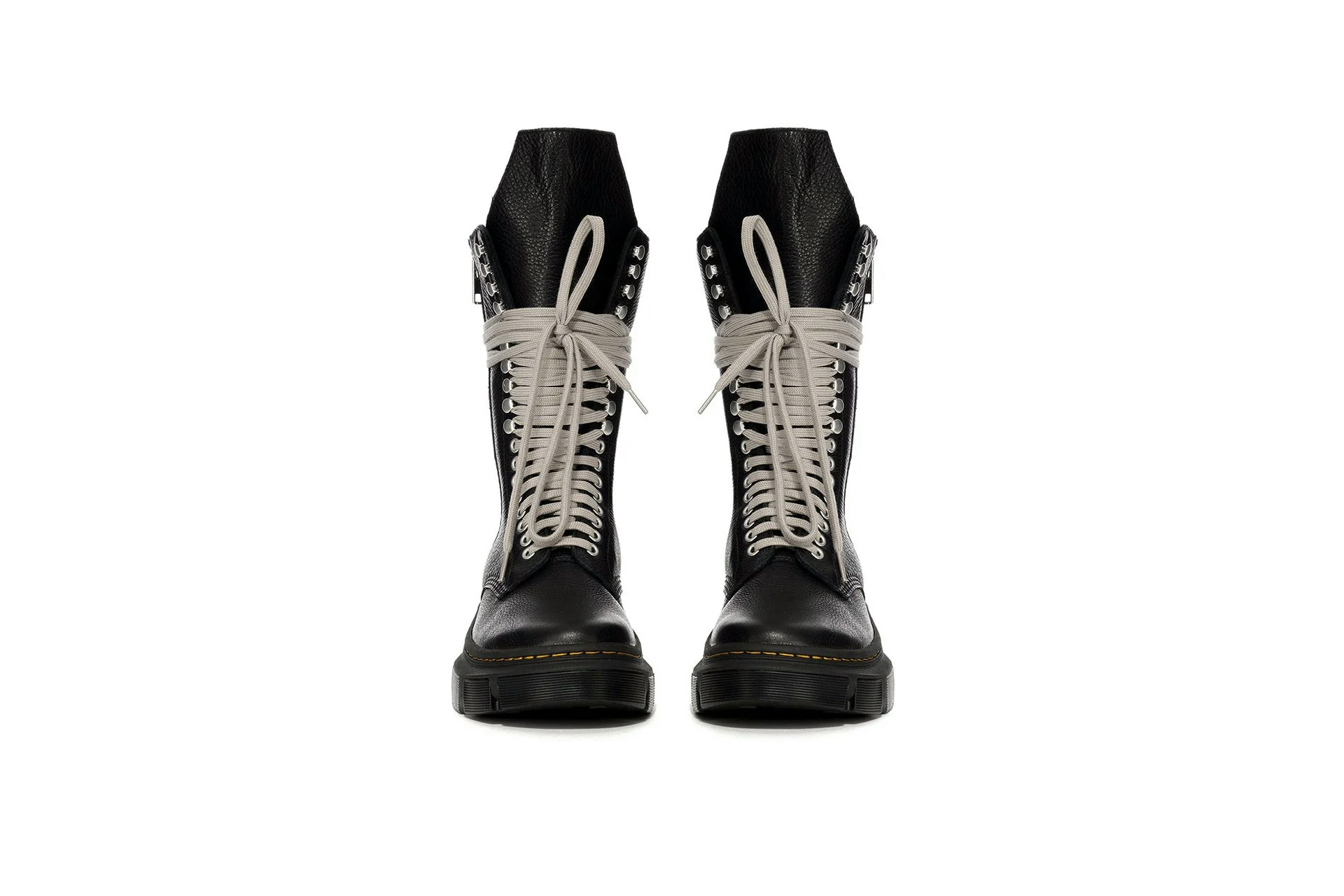 Rick Owens x Dr. Martens 1918 Dmxl Calf Length Boot "Black"