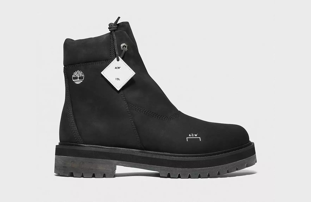 A Cold Wall x Timberland 6" Zip Boot "Jet Black"