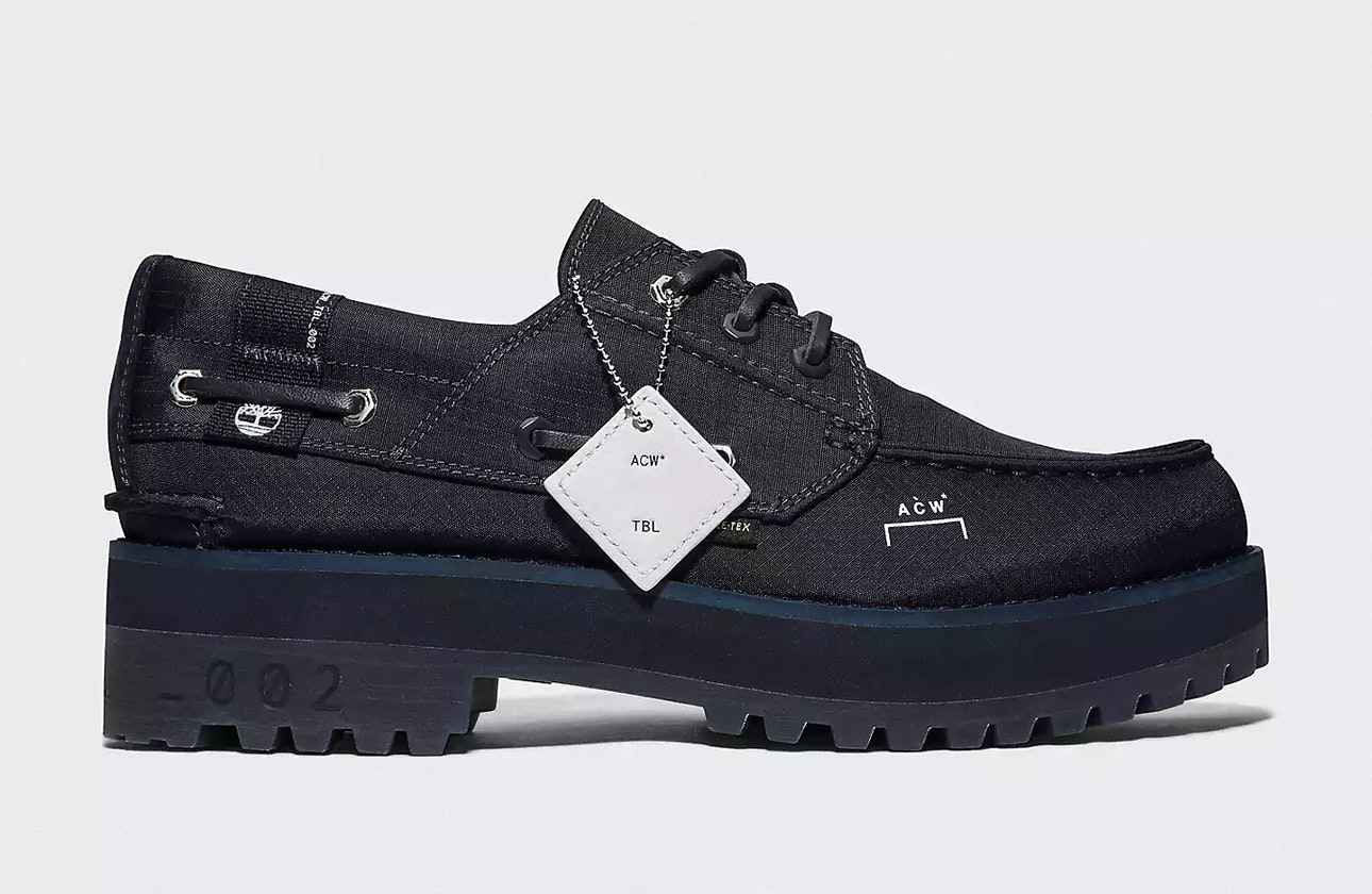 A Cold Wall x Timberland 3-Eye Classic Lug " Zip Boot "Navy"