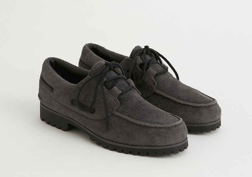 White Mountaineering x Timberland 3 Eye Lug "Grey Suede"