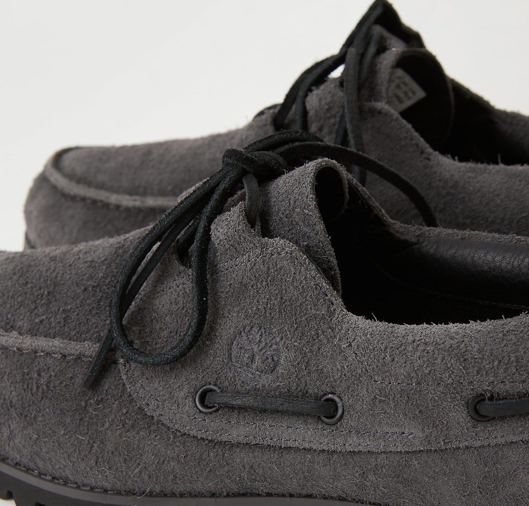 White Mountaineering x Timberland 3 Eye Lug "Grey Suede"