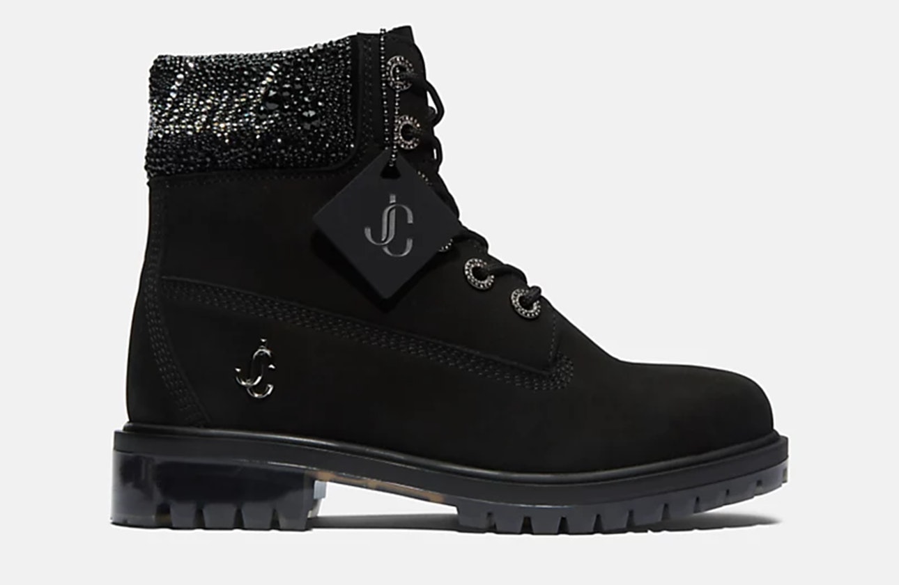 Jimmy Choo x Timberland 6" Boot "Crystal Collar"