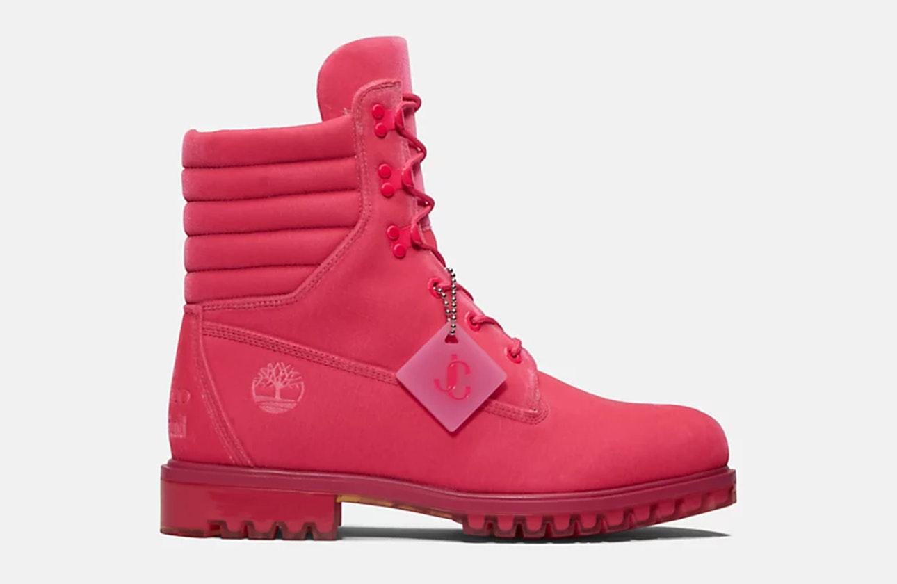 Jimmy Choo x Timberland 6" Boot "Pink"