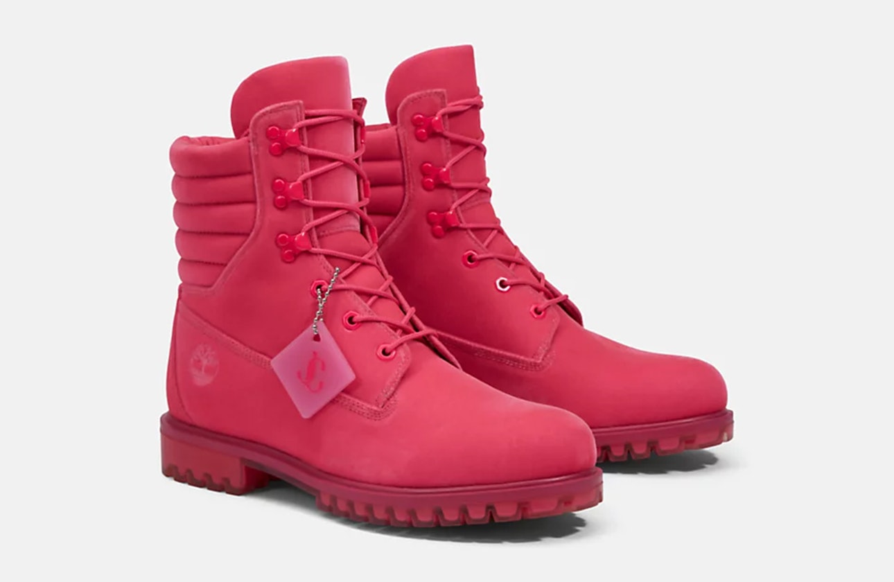 Jimmy Choo x Timberland 6" Boot "Pink"