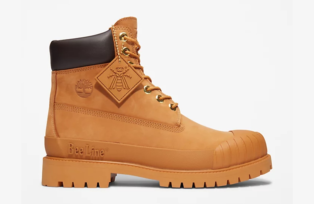 Bee Line x Timberland 6" Boot "Rubber Toe" (Wheat Nubuck)