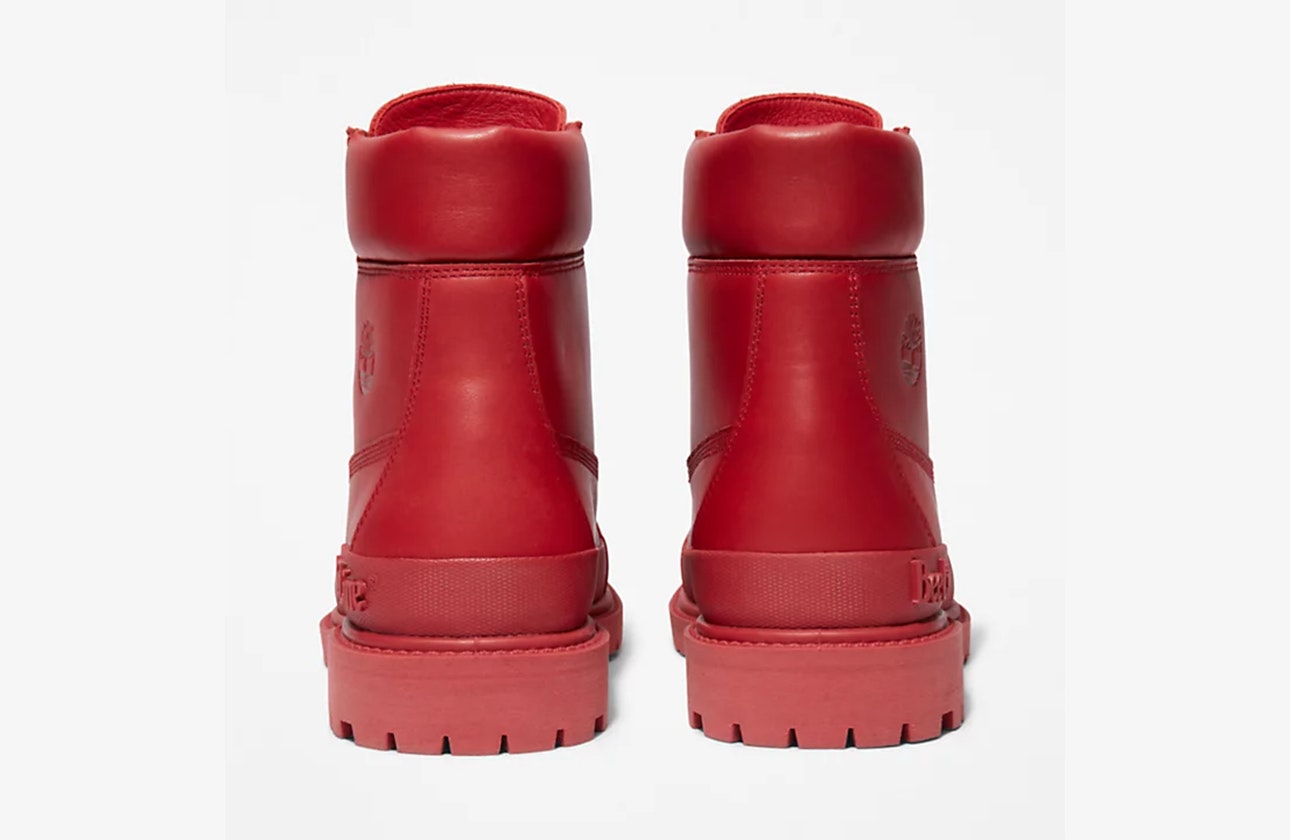 Bee Line x Timberland 6" Boot "Rubber Toe" (Red Nubuck)