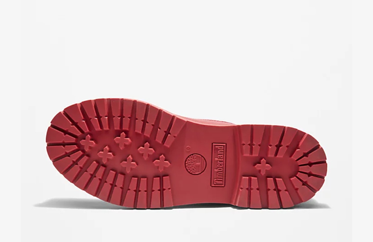 Bee Line x Timberland 6" Boot "Rubber Toe" (Red Nubuck)