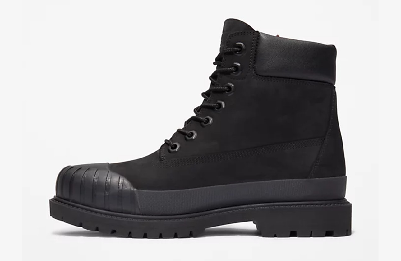 Bee Line x Timberland 6" Boot "Rubber Toe" (Black Nubuck)