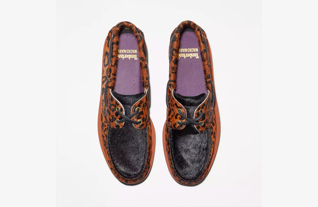 Wacko Maria x Timberland 2-Eye Boat "Brown Leopard"