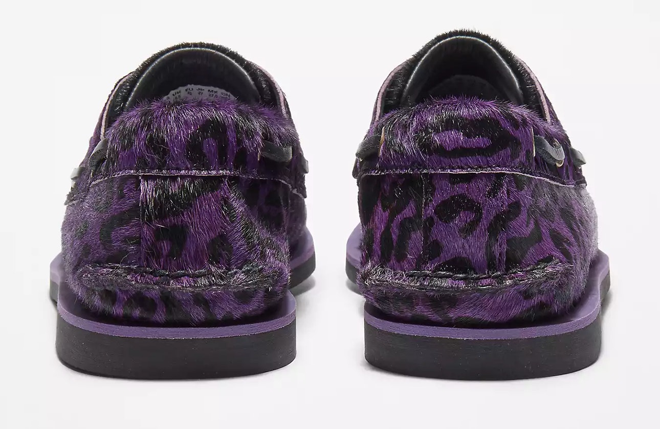 Wacko Maria x Timberland 2-Eye Boat "Purple Leopard"