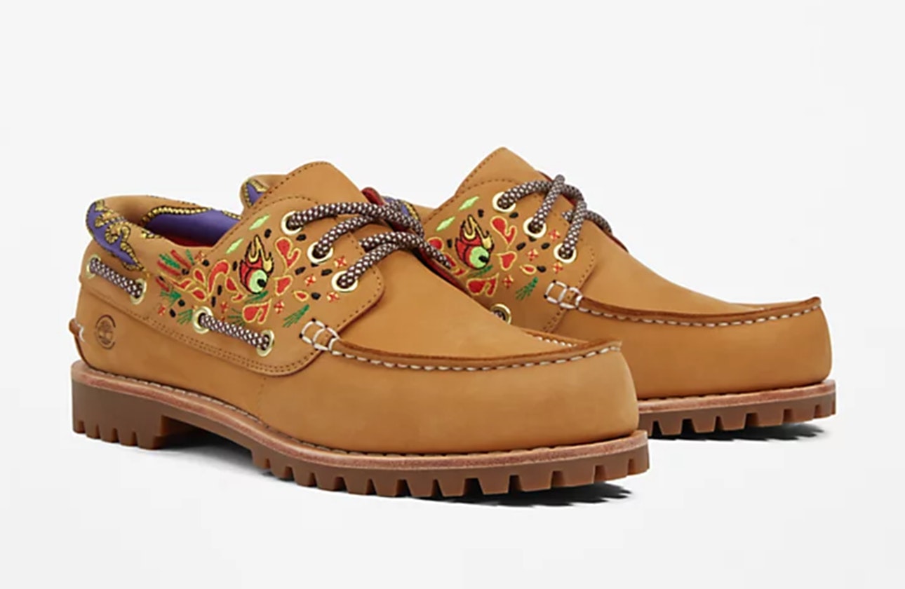 CLOT x Timberland 3-Eye Classic Lug "Handsewn Boat" (Wheat)