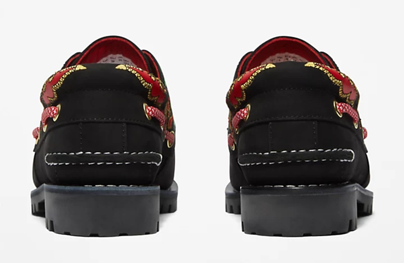 CLOT x Timberland 3-Eye Classic Lug "Handsewn Boat" (Black)