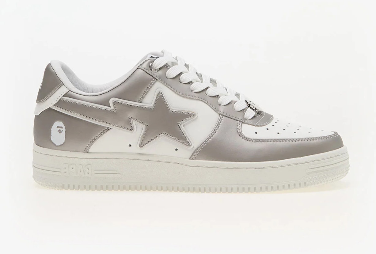 A Bathing Ape Bape Sta 4 M1 "Silver"