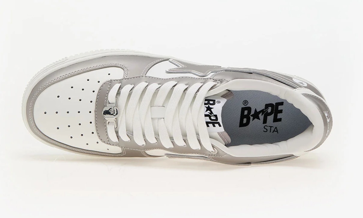 A Bathing Ape Bape Sta 4 M1 "Silver"