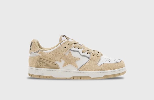 A Bathing Ape Bape SK8 Sta 3 M1 "Beige"