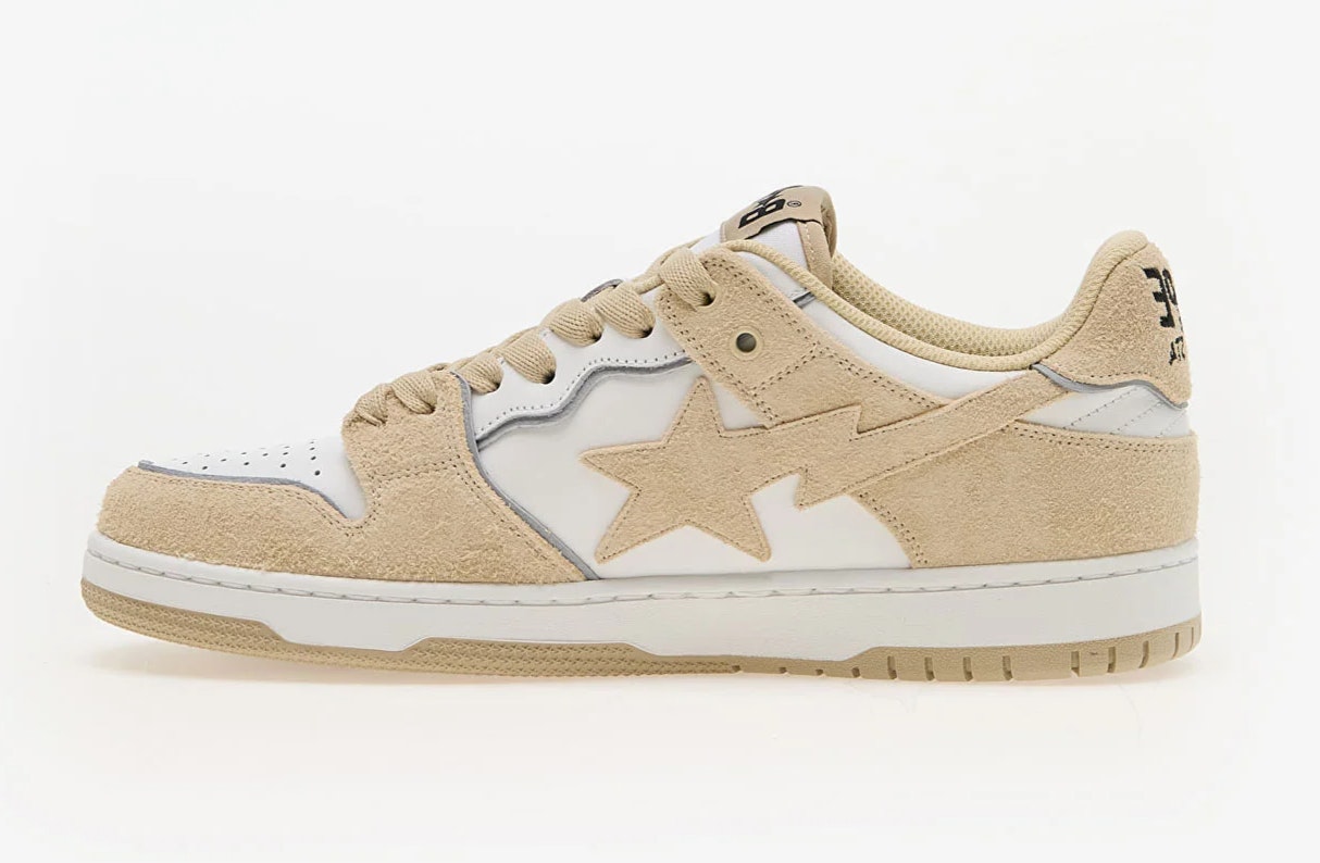 A Bathing Ape Bape SK8 Sta 3 M1 "Beige"