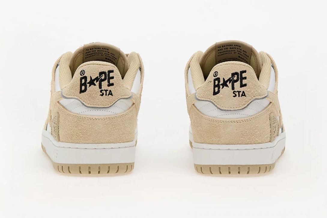A Bathing Ape Bape SK8 Sta 3 M1 "Beige"